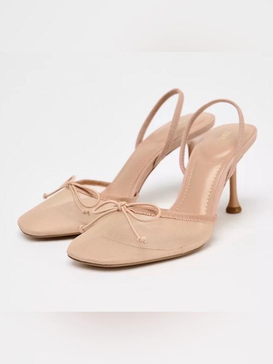 Shoes - Ballerina Mesh Heels